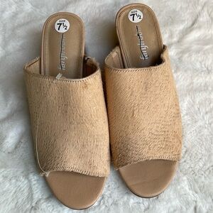 Farylrobin leather heeled mules